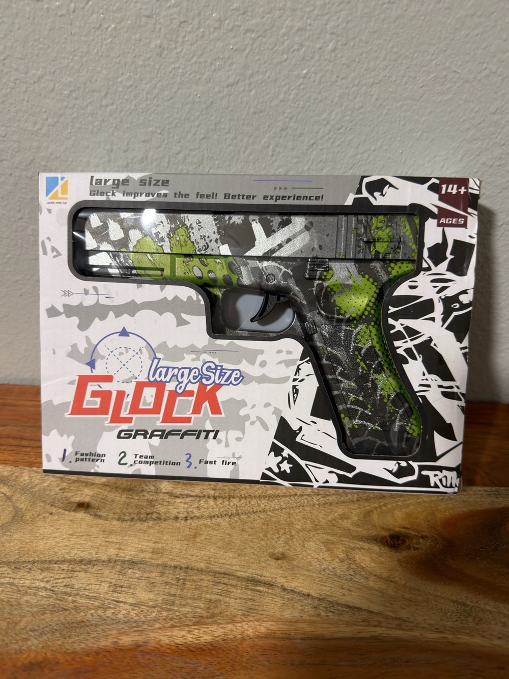 Graffiti Toy Water Gel Blaster Toy Green Black New in Box